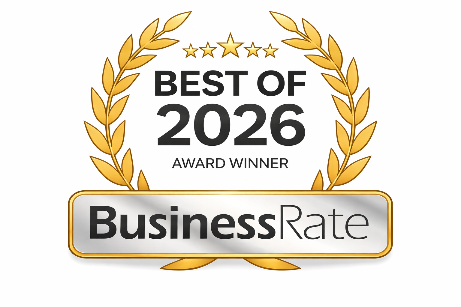 Best of 2026 — BusinessRate Award Winner