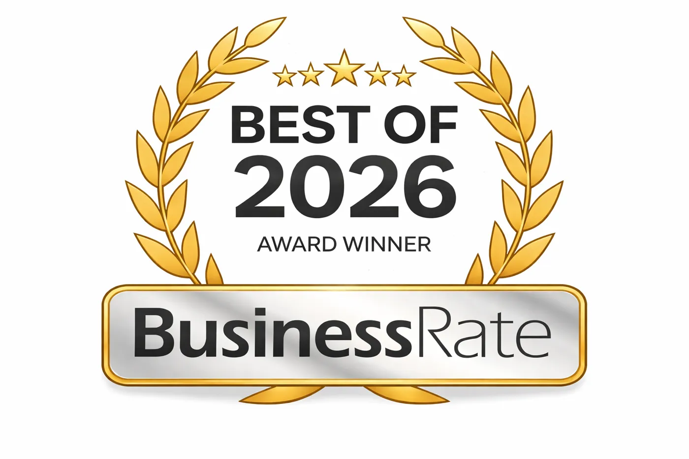 Best of 2026 — BusinessRate Award Winner